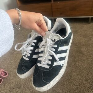 Adidas Gazelle Black Suede Sneakers